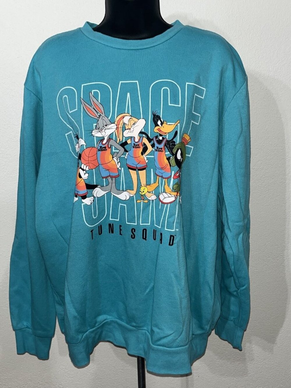 Space Jam Sweatshirt A New Legacy Tune Squad Pullover Adult Large 42/44